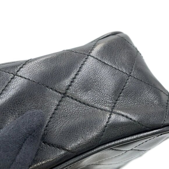 CHANEL Matelasse ChainShoulder Fringe Lambskin Black - Picture 9 of 14